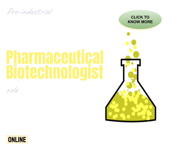 Internship on pharmaceutical biotechnologist role